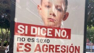 “Si dice no, no es sexo”: la polémica campaña gráfica en España que blanquea la pederastia